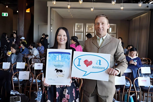 The launch event of Amium Love Mier lactoferrin products was successfully held