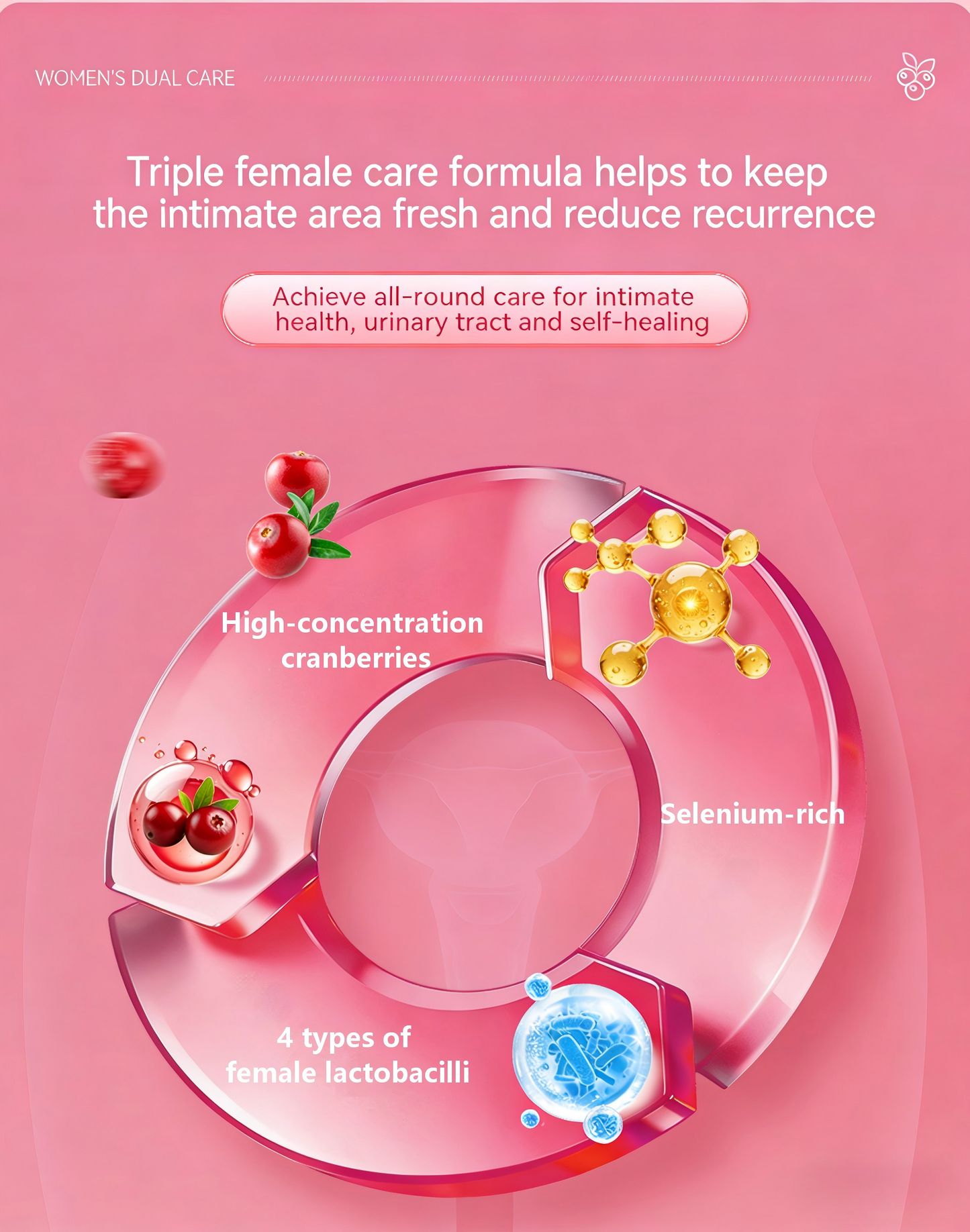 HIGH STRENGTH CRANBERRY & PROBIOTIC+